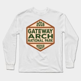 Gateway Arch National Park badge Long Sleeve T-Shirt